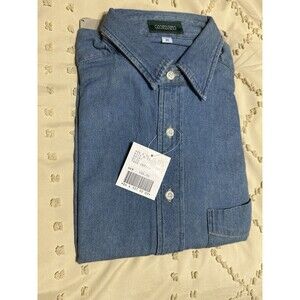 Vintage NWT Giordano LS Button Up Medium Size